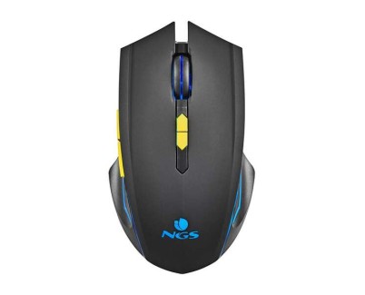 NGS GMX-200 Raton Inalambrico Gaming - 3200dpi - 7 Botones - Luces LED - Color Negro