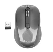 NGS Haze Raton Inalambrico USB 1600dpi - 3 Botones - Uso Ambidiestro - Color Gris/Negro