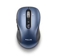NGS Infinity-RB Raton Inalambrico 3200dpi - Conexiones 2.4 GHz + Bluetooth 5.1 + Bluetooth 5.1 - 5 Botones - Uso Diestro - Color Azul/Negro