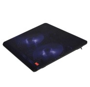 NGS Jetstand Base de Refrigeracion para Portatil hasta 15.6\" - Iluminacion LED Azul - 1x USB - 2 Ventiladores Silenciosos - 2 Niveles de Altura