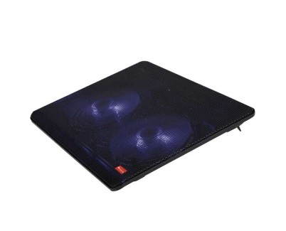 NGS Jetstand Base de Refrigeracion para Portatil hasta 15.6\" - Iluminacion LED Azul - 1x USB - 2 Ventiladores Silenciosos - 2 Niveles de Altura