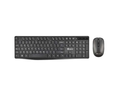 NGS Kit de Teclado y Raton Inalambrico Multidispositivo - Color Negro