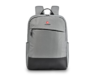 NGS Monray Sacks Venture Mochila para Portatil hasta 15.6\" - Suave Acolchado Interno - Resistente al Agua - Bolsillo Exterior + 2 Bolsillos Laterales - Color Gris
