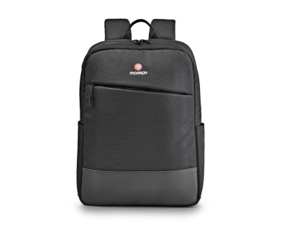 NGS Monray Sacks Venture Mochila para Portatil hasta 15.6\" - Suave Acolchado Interno - Resistente al Agua - Bolsillo Exterior + 2 Bolsillos Laterales - Color Negro