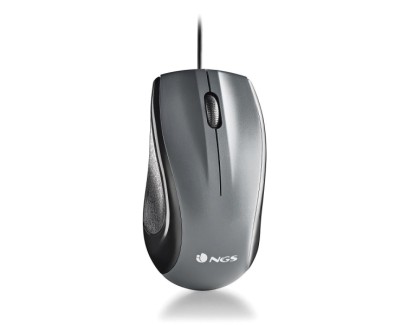 NGS Musk Raton USB 1200dpi - Laser - 3 Botones - Uso Ambidiestro - Color Negro
