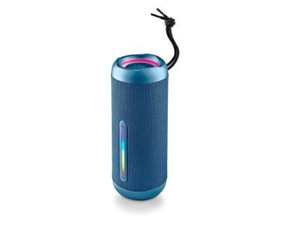 NGS Roller Furia 2 Altavoz Bluetooth 30W TWS - Iluminacion LED - Autonomia hasta 9h - Resistencia al Agua IPX7 - Color Azul