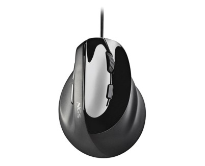 NGS Samsara Raton Ergonomico Vertical Laser 3200dpi - 5 Botones - Silencioso - Color Negro