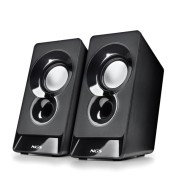 NGS SB210 Altavoces 2.0 12W - Alimentacion por USB - Entrada Jack - Control de Volumen Integrado - Color Negro