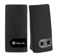NGS SoundBass 150 Altavoces 2.0 USB 4W - Entrada Jack 3.5mm - Controles en Altavoz - Color Negro