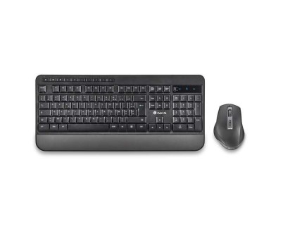 NGS Spell Kit Pack Teclado Multidispositivo Inalambrico USB Bluetooth Frances - 10 Teclas Multimedia - Resistente a Vertidos + Raton Multidispositivo Inalambrico USB Bluetooth 2400dpi 6 Botones - Uso Ambidiestro