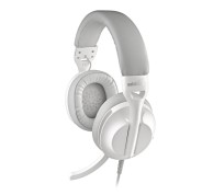 NGS VOX805-C Auriculares USB-C con Microfono - Microfono Regulable y Plegable - Tecnologia de Filtrado de Ruidos - Almohadillas y Diadema Acolchadas - Control en Cable - Cable de 2m - Color Blanco