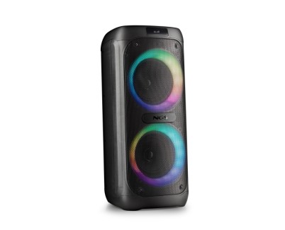 NGS Wild Banger 2 Altavoz Portatil 160W TWS Bluetooth 5.3 - Autonomia hasta 4h - USB y Aux In - Iluminacion LED - Color Negro