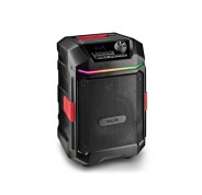 NGS Wild Bash Compact Altavoz Premium 200W - Bluetooth 5.4 - USB y AUX - Iluminacion LED - IPX6 - Color Negro