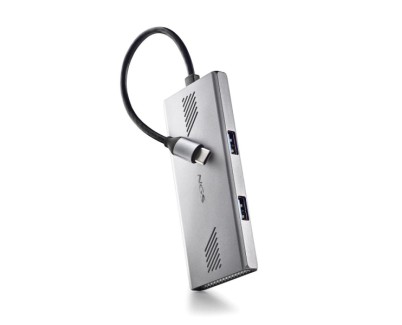 NGS Wonder Duo-C 4 en 1 Hub USB-C - 2x USB 3.0, 2x USB-C - Velocidad de Transmisión hasta 5 Gbps