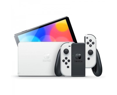 Nintendo Consola Nintendo Switch Oled - Incluye Base y 2 Mandos Joy-Con - Color Blanco