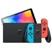 Nintendo Consola Nintendo Switch Oled Neon - Incluye Base y 2 Mandos Joy-Con - Color Azul/Rojo