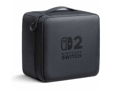 Nintendo Maletin de Viaje para Consola Nintendo Switch 2 - Proteccion Efectiva contra Golpes - Capacidad para 6 Tarjetas - Compartimentos para Accesorios - Color Negro