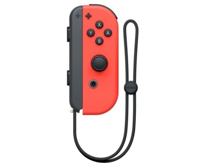 Nintendo Mando Joy-Con Derecho para Nintendo Switch - Vibracion HD - Sensor de Movimiento - Acelerometro y Giroscopio - Conectividad Bluetooth - Camara Infrarroja - Color Rojo Neon
