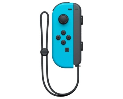 Nintendo Mando Joy-Con Izquierdo para Nintendo Switch - Vibracion HD - Sensor de Movimiento - Acelerometro y Giroscopio - Conectividad Bluetooth - Color Azul Neon