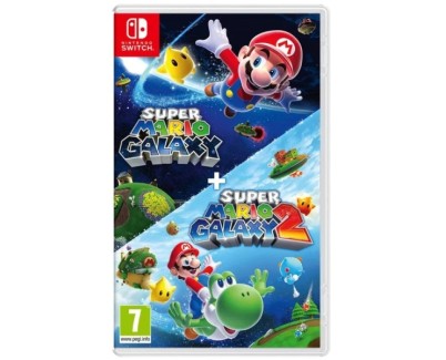 Nintendo Pack de Videojuegos Super Mario Galaxy y Super Mario Galaxy 2 para Consola Nintendo Switch - Genero Plataformas/Aventura - PEGI 7