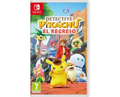 Nintendo Videojuego Detective Pikachu: el Regreso para Consola Nintendo Switch - Genero Aventura Narrativa/Misterio - PEGI 7