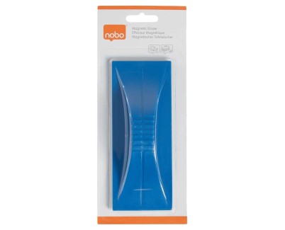 Nobo Borrador Magnetico para Pizarra Blanca - Iman Integrado - Color Azul