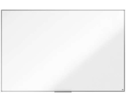 Nobo Essence Pizarra de Melamina 1800x1200mm - Marco de Aluminio Anodizado - Bandeja para Rotuladores - Color Blanco