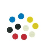 Nobo Pack de 10 Imanes Magneticos para Pizarra Blanca - 24mm - Colores Surtidos