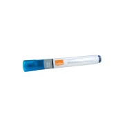 Nobo Pack de 10 Rotuladores para Pizarra Blanca - Punta Redonda 3mm - Tinta Liquida - Ventana para Ver el Nivel de Tinta - Color Azul