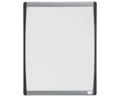 Nobo Pizarra Blanca Magnetica Peque&ntilde;a con Marco Arqueado 280x335 - Almohadillas Adhesivas e Imanes