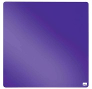 Nobo Tile Mini Pizarra Magnetica 360x360mm - sin Marco - Almohadillas Adhesivas e Imanes - Diseño Creativo y Colorido - Color Violeta