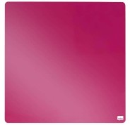 Nobo Tile Mini Pizarra Magnetica 360x360mm - sin Marco - Almohadillas e Imanes Incluidos - Diseño Creativo y Colorido - Fucsia