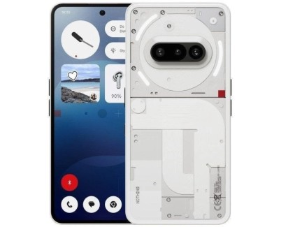 Nothing Phone (3a) Smartphone Pantalla 6,77\" - 12GB - 256GB - Camara 50MP - Bateria 5000mAh - Color Blanco