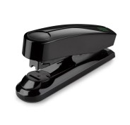 Novus B 4FC re+new Grapadora de Sobremesa - Fabricada con Plastico Reciclado - Hasta 50 Hojas - Grapado Plano Abierto, Cerrado y Clavado - Incluye 200 Grapas - Color Negro