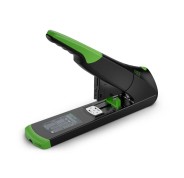Novus B 56 re+new Grapadora de Gruesos - Fabricada con Plastico Reciclado - Hasta 200 Hojas - Grapado Cerrado con Sistema Bypass