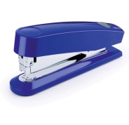 Novus B 7A Grapadora Automatica de Sobremesa + Caja de 200 Grapas 24/6 - Funcion Automatica para Grapar sin Esfuerzo hasta 8 Hojas - Grapa hasta 30 Hojas - Grapado Cerrado, Abierto y Clavado - Color Azul