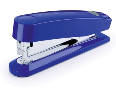 Novus B 7A Grapadora Automatica de Sobremesa + Caja de 200 Grapas 24/6 - Funcion Automatica para Grapar sin Esfuerzo hasta 8 Hojas - Grapa hasta 30 Hojas - Grapado Cerrado, Abierto y Clavado - Color Azul