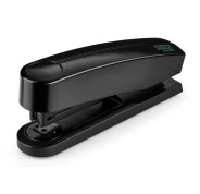 Novus B2 re+new Grapadora de Sobremesa - Fabricada con Plastico Reciclado - Hasta 25 Hojas - Grapado Abierto, Cerrado y Clavado - Incluye 200 Grapas - Color Negro