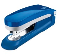 Novus Evolution E 25 Grapadora + Caja de 200 Grapas 24/6 - Hasta 25 Hojas - Grapado Cerrado, Abierto y Clavado - Color Azul