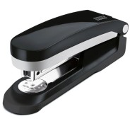 Novus Evolution E 25 Grapadora + Caja de 200 Grapas 24/6 - Hasta 25 Hojas - Grapado Cerrado, Abierto y Clavado - Color Negro