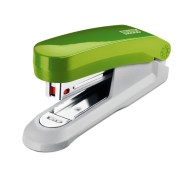 Novus Evolution E15 Fresh Grapadora de Sobremesa - Hasta 15 Hojas - Grapado Cerrado y Clavado - Incluye 200 Grapas Nº10 - Color Verde/Gris