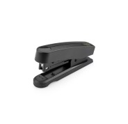 Novus Harmony B10 re+new Grapadora de Sobremesa - Fabricada con 95% de Plastico Reciclado - Hasta 15 Hojas - Grapado Cerrado y Clavado - Incluye 200 Grapas - Color Negro