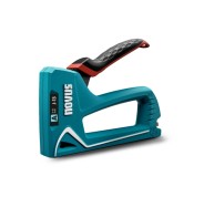Novus J13 Clavadora/Grapadora - Para Grapas de 4 a 10mm - Carga Inferior con Desbloqueo de Seguridad - Bloqueo del Mango - Indicador de Cantidad de Grapas Restante