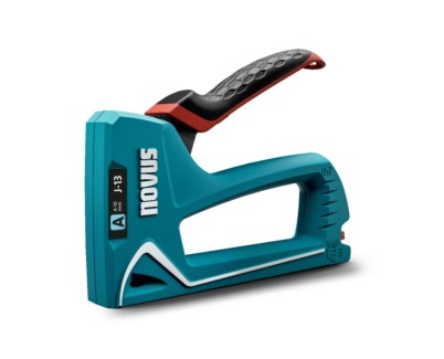 Novus J13 Clavadora/Grapadora - Para Grapas de 4 a 10mm - Carga Inferior con Desbloqueo de Seguridad - Bloqueo del Mango - Indicador de Cantidad de Grapas Restante
