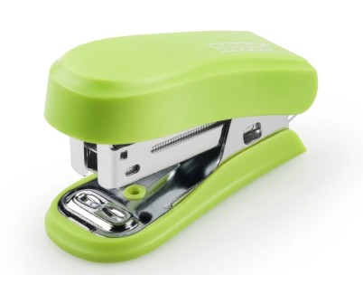 Novus Mini Grapadora Compacta - Hasta 12 Hojas - Grapado Cerrado y Abierto - Incluye 320 Grapas - Color Verde