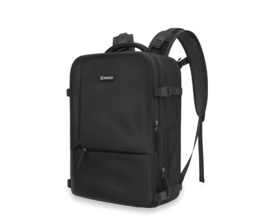 Numada Explorer B40 Mochila de Viaje Cabina 40x20x25 cm con Puerto USB, Compartimento para Portatil y Zapatero, Color Negro