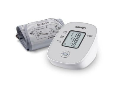 Omron M2 Basic Tensiometro de Brazo - Deteccion Latido Arritmico - Intellisense - Validacion Clinica - Color Blanco