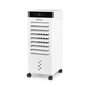 Orbegozo AIR 37 Climatizador 3 en 1 Purifica, Humidifica y Refresca - Potencia 65W - Display Digital - Temporizador 12h - Deposito 6L - 3 Velocidades - Lamas Oscilantes - Ruedas Pivotantes - Silencioso y Facil de Usar