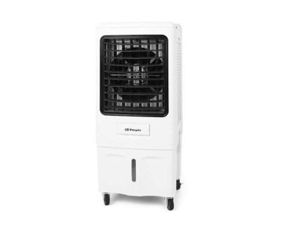 Orbegozo AIR 80 Climatizador 3 en 1 - Purifica, Humidifica y Refresca - Deposito de Agua de 25L - Panel Tactil - Temporizador - Silencioso - Facil Manejo - Mando a Distancia - Ruedas Pivotantes
