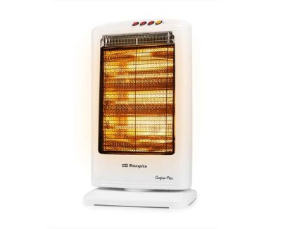 Orbegozo BP 0303 B Estufa Halogena Confort Hogar - Potencia Ajustable - Sistema Antivuelco - Facil Transporte - sin Emision de Gases - Diseño Moderno